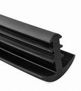 Junta para paneles fotovoltaicos goma tipo T 18x20 mm – carport, ranura 3 mm