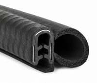 Junta reforzada para lunas de tractores, coches, barcos 26x16 mm – perfil de canto EPDM