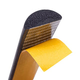 Cinta de goma D EPDM 3x15mm autoadhesiva microgoma espuma acústica tope