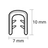 Junta de borde T5 de sujeción para borde de 1-3mm
