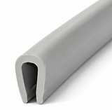 Junta de canto tipo U PVC gris – protección de canto 1,5–2 mm, perfil 5x10 mm