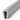 Junta de canto tipo U PVC gris – protección de canto 1,5–2 mm, perfil 5x10 mm