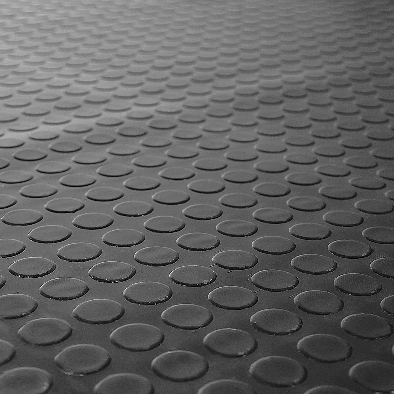 Alfombra antideslizante de tacos por metro 100x50-650 cm - Alfombrilla de goma con tacos (3mm) como suelo de taller, alfombra de goma, cubierta para banco de trabajo y alfombra de suelo - Alfombra de goma para sótano, remolque