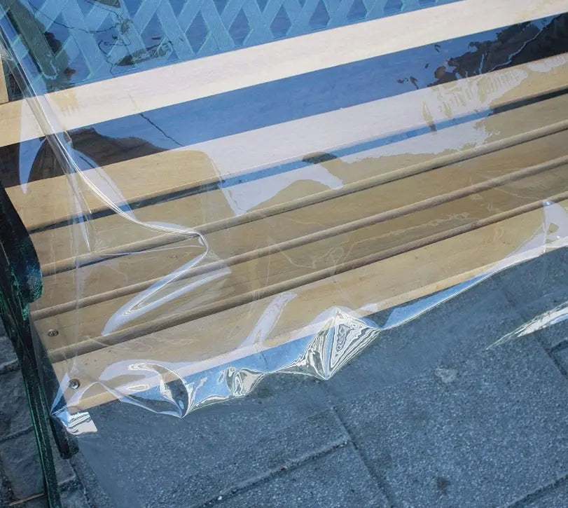 Lámina de PVC transparente incolora 140 cm – para cenador, terraza, pérgola