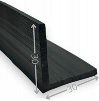 Escuadra de goma 30x30 mm junta de goma protectora