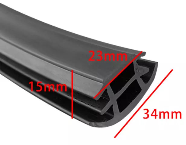 Perfil universal de cubierta solar fotovoltaica perfil en T junta de estanqueidad EPDM goma