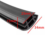 Perfil universal de cubierta solar fotovoltaica perfil en T junta de estanqueidad EPDM goma