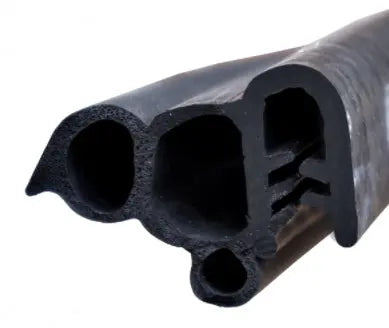 Junta de goma T-70 para puertas, reforzada universal